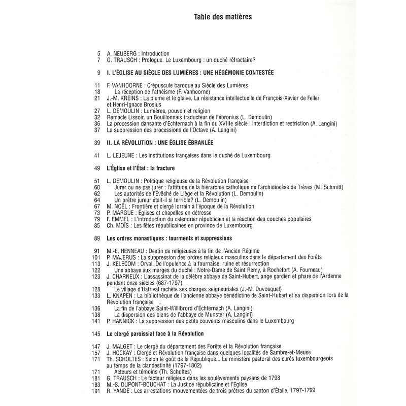 A L Epreuve De La Revolution TM1